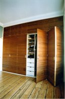 teak veneer with walnut detail